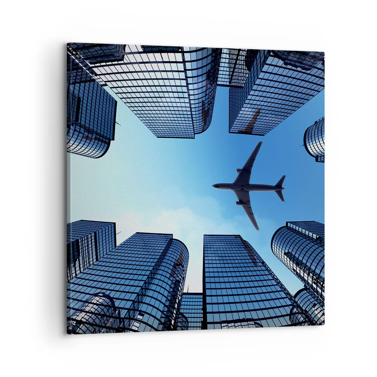 Obraz na plátne - Pohľad zo sklenenej rokliny - 60x60 cm