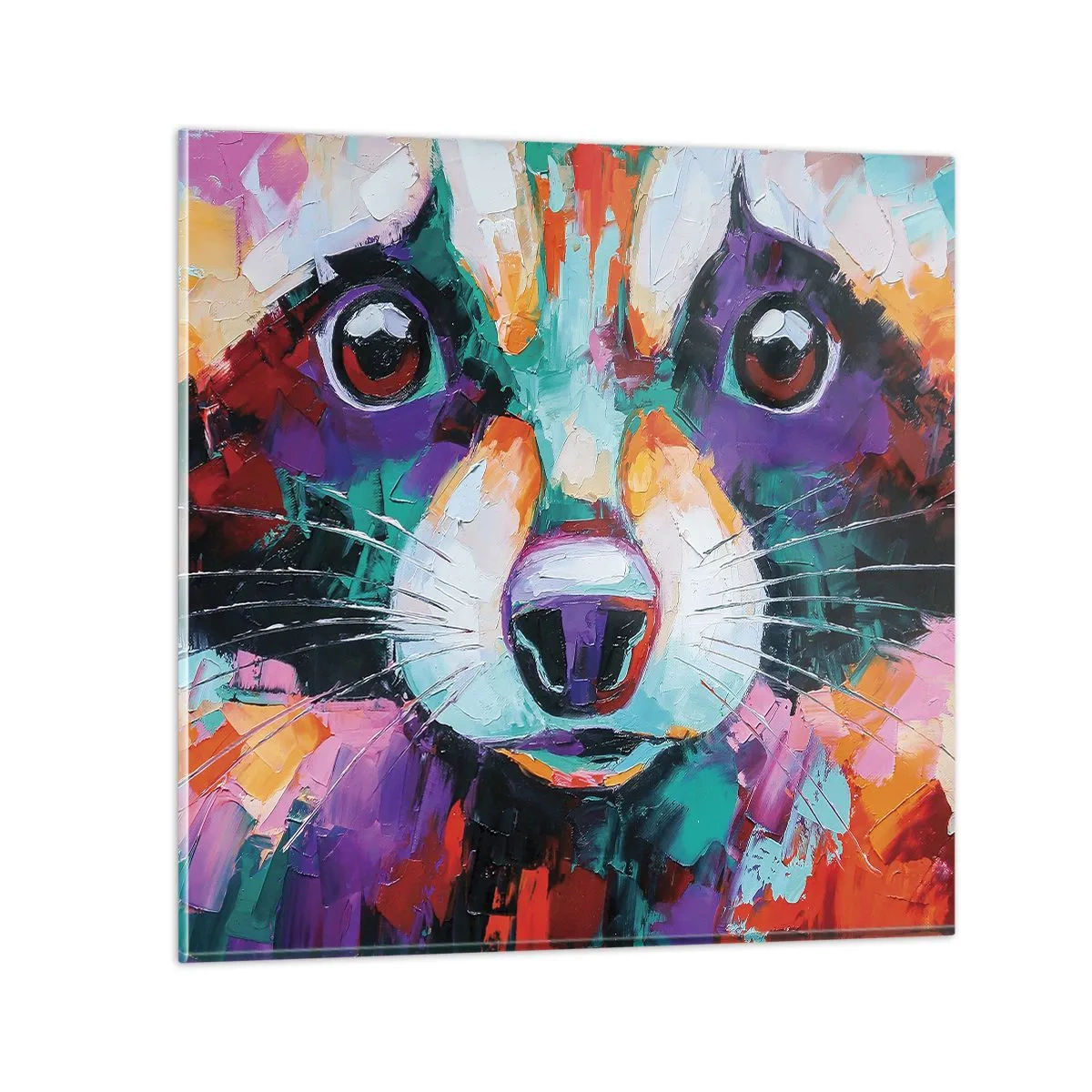 Obraz na skle - Iba dobré emócie - 40x40 cm