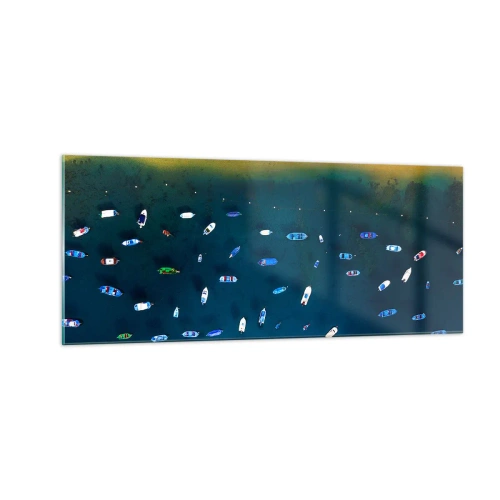 Obraz na skle - Prázdninová hra - 100x40 cm