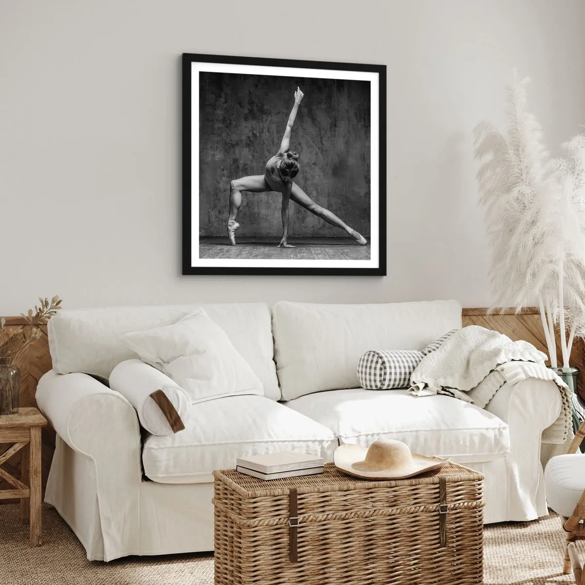 Plagát v čiernom ráme - Ideál rovnováhy - 60x60 cm