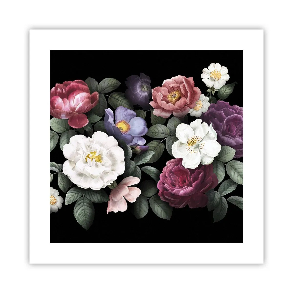 Plagát - Z anglickej záhrady - 40x40 cm