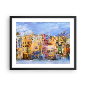 Plagát v čiernom ráme - Sme spolu - 50x40 cm