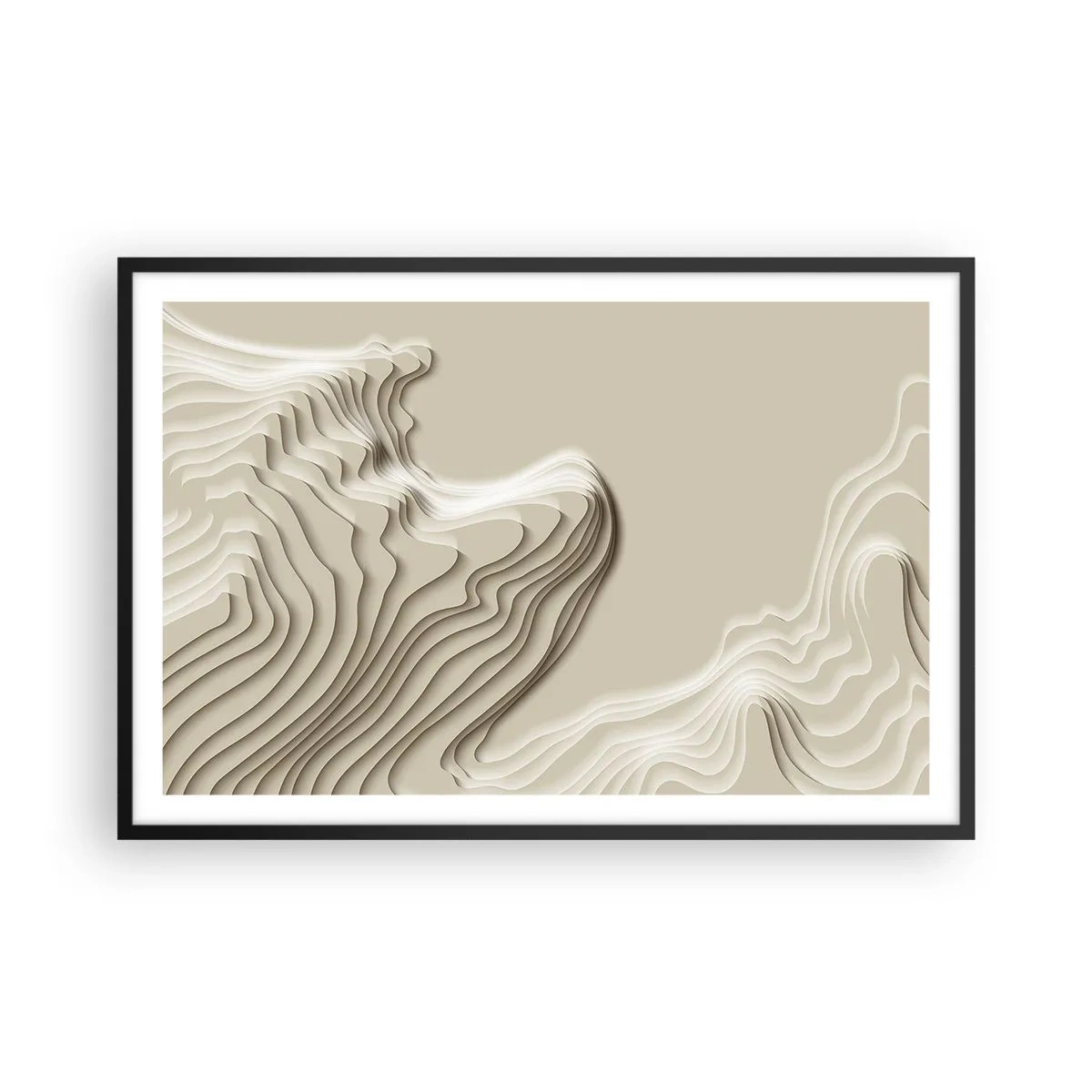 Plagát v čiernom ráme - Topografia umenia - 91x61 cm