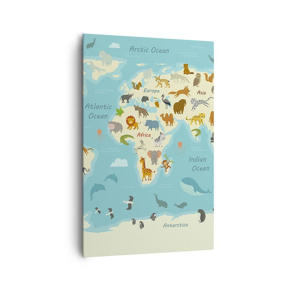 Obraz na plátne - Dobrí susedia - 80x120 cm