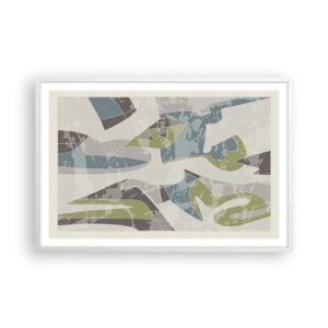 Plagát v bielom ráme - Kompozícia za sklom - 91x61 cm
