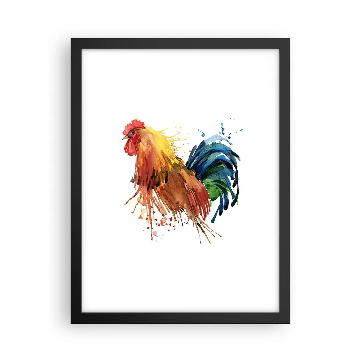 Plagát v čiernom ráme - Kráľovský šat, kráľovská pýcha - 30x40 cm