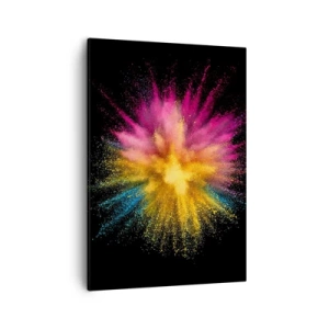 Obraz na plátne - Zrodenie farieb - 50x70 cm