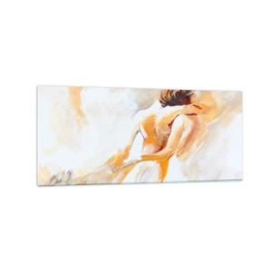 Obraz na skle - Blízkosť v nebi - 120x50 cm
