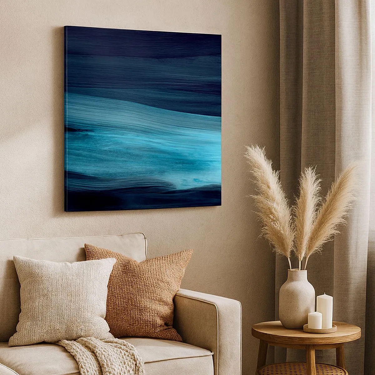 Obraz na plátne - Plávaj s prúdom - 30x30 cm