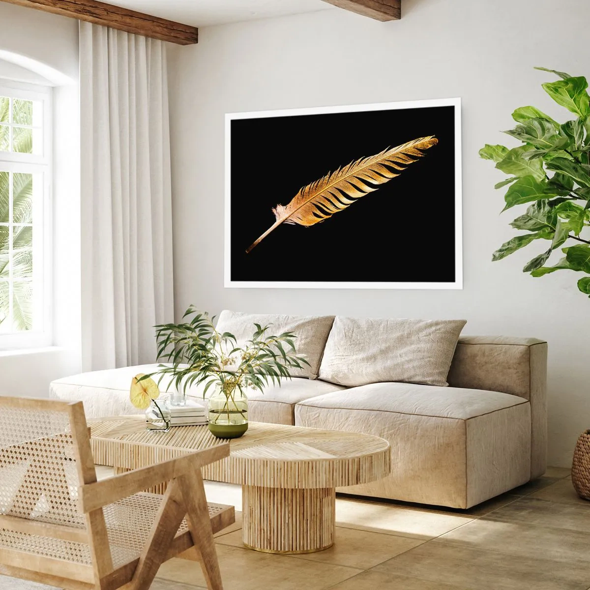 Plagát - Krásne pierko… - 70x50 cm