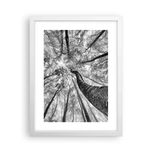 Plagát v bielom ráme - Závod ku svetlu - 30x40 cm