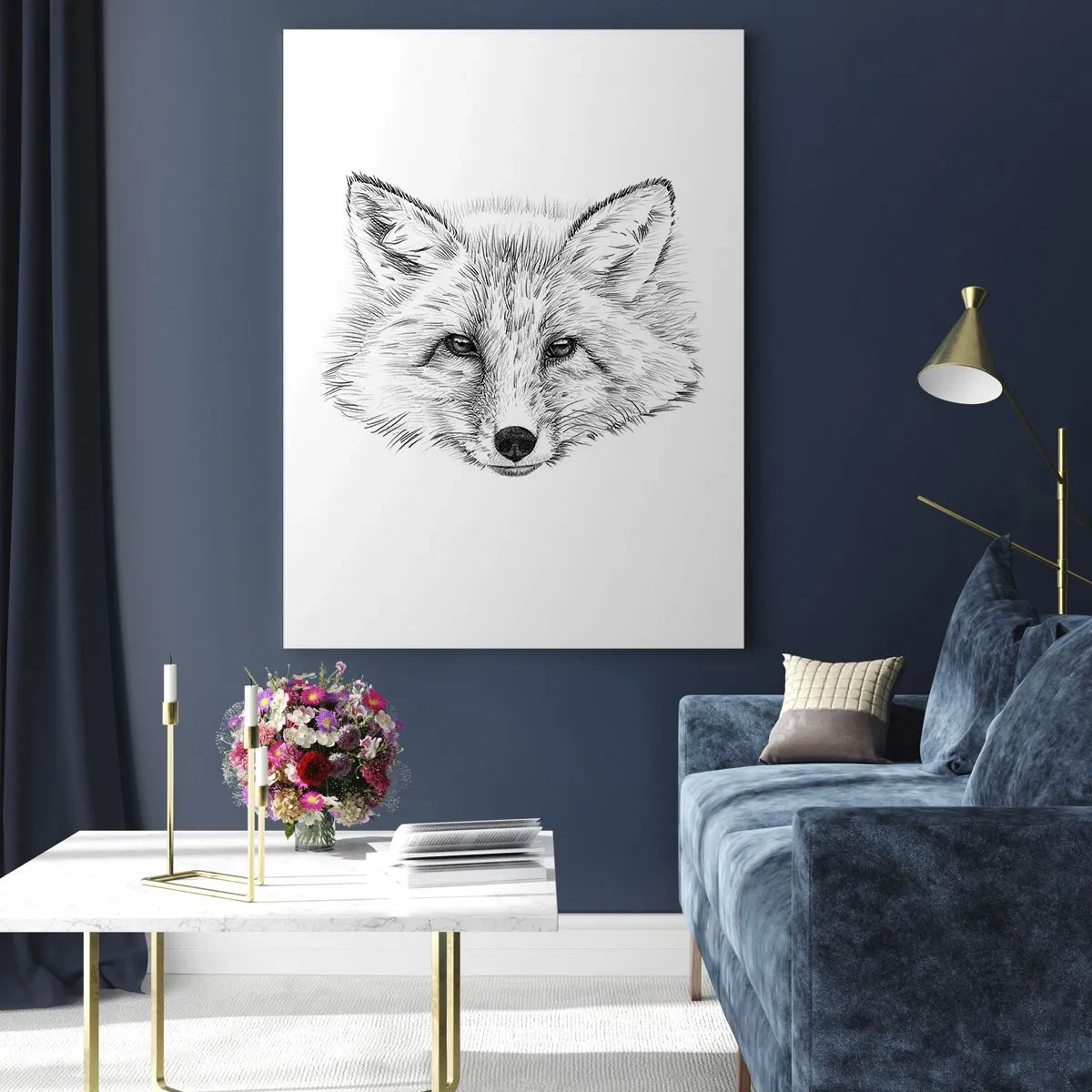 Obraz na skle - Môžu tieto oči klamať? - 80x120 cm