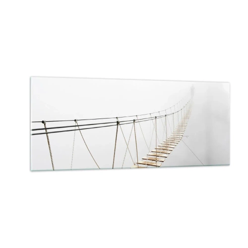 Obraz na skle - Kam vás zavedie? - 100x40 cm