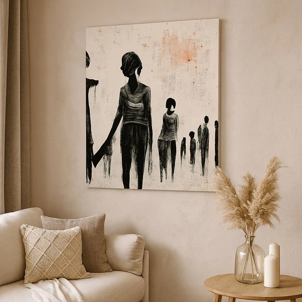 Obraz na plátne - Proti samote - 30x30 cm