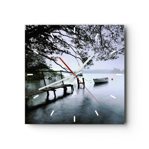 Nástenné hodiny - Už odpočívaš - 30x30 cm