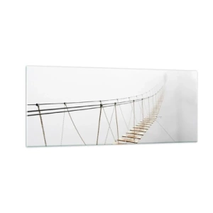 Obraz na skle - Kam vás zavedie? - 100x40 cm