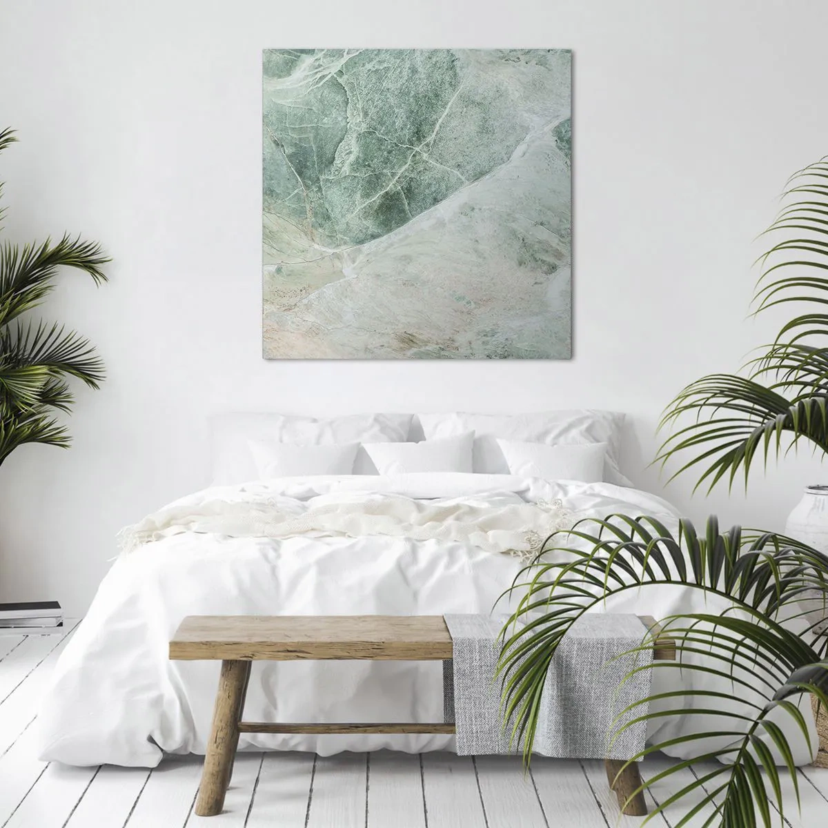 Obraz na plátne - Vznešený chlad kameňa - 50x50 cm