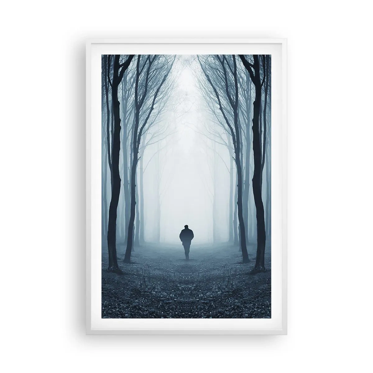 Plagát v bielom ráme - A všetko jednoduché a jasné - 61x91 cm