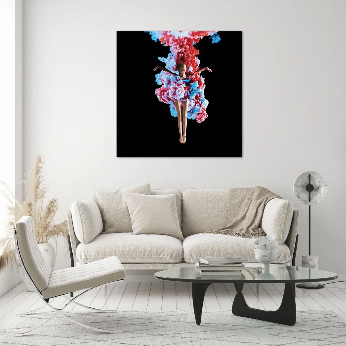 Obraz na skle - V plnom kvete - 70x70 cm