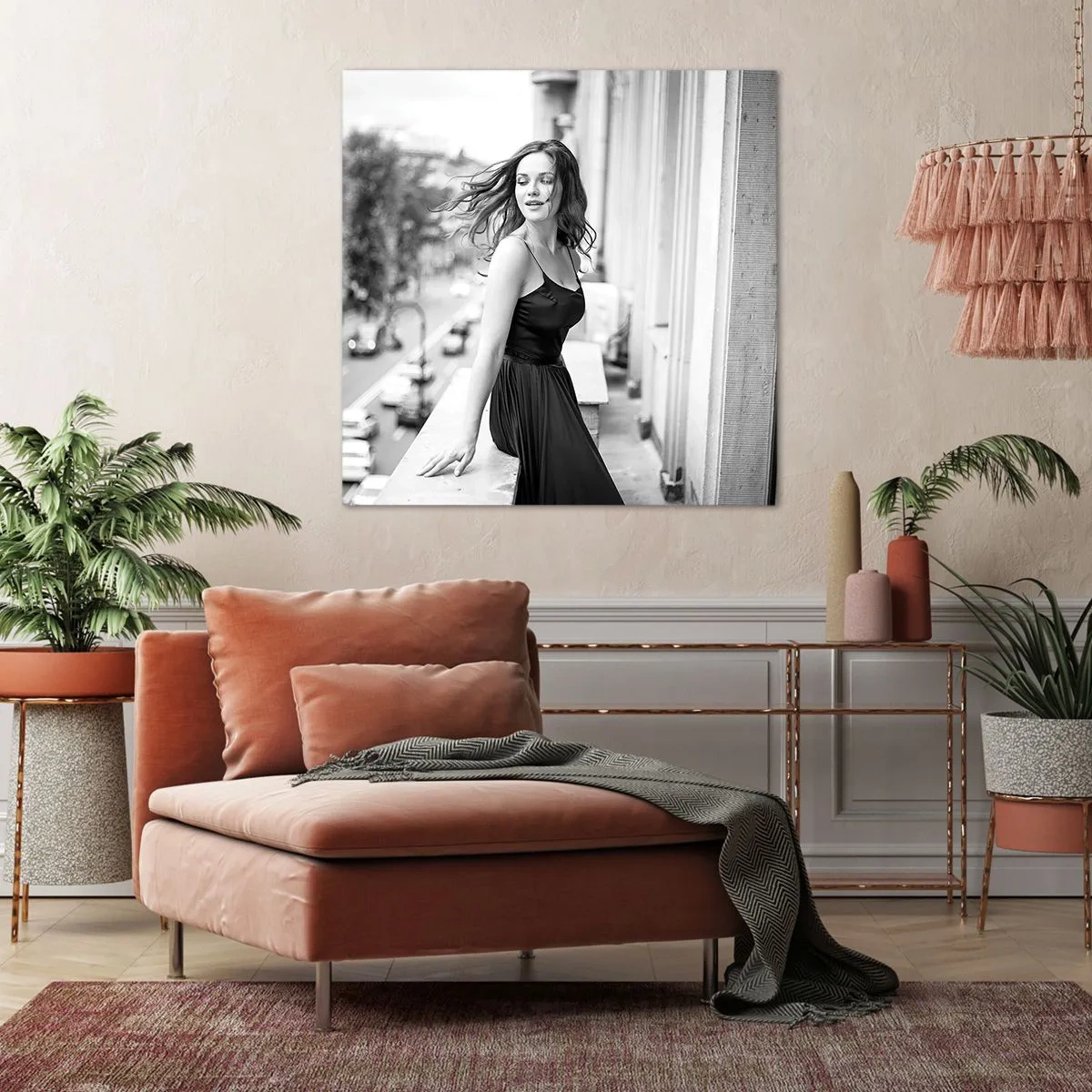 Obraz na plátne - Určite Parížanka - 70x70 cm