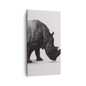 Obraz na plátne - Geometrická krása prírody - 45x80 cm