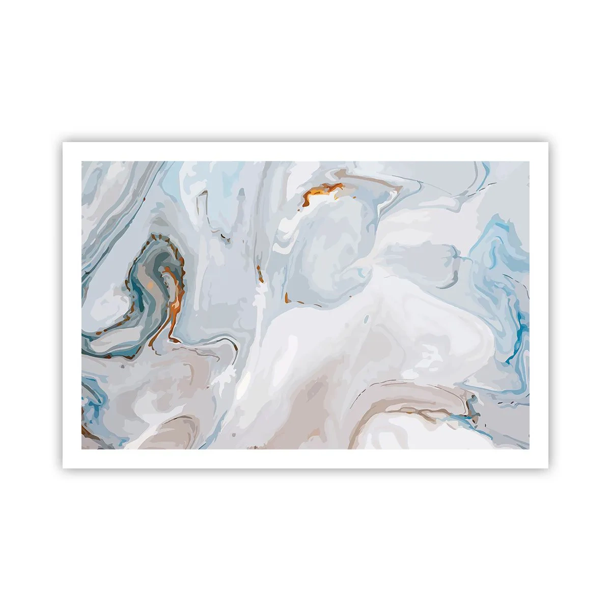 Plagát - Povznesená biela - 91x61 cm