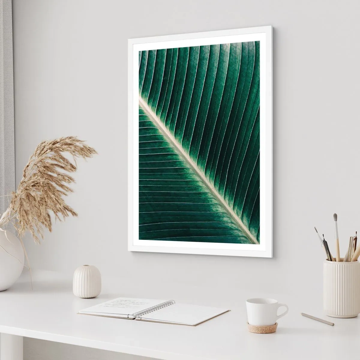 Plagát v bielom ráme - Rytmus prírody - 50x70 cm