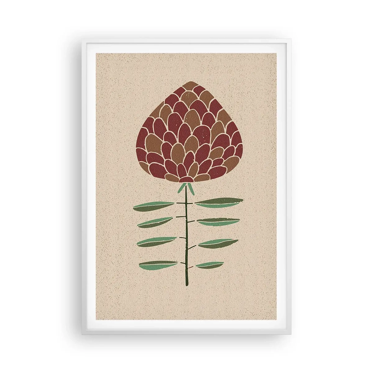 Plagát v bielom ráme - Šéf šéfov - 70x100 cm