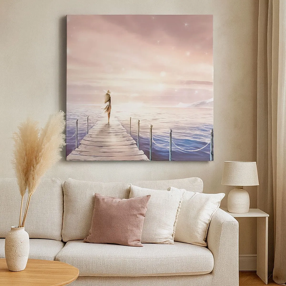 Obraz na plátne - Vo svetle sna - 30x30 cm