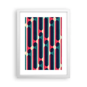 Plagát v bielom ráme - Dovnútra a dopredu - 30x40 cm