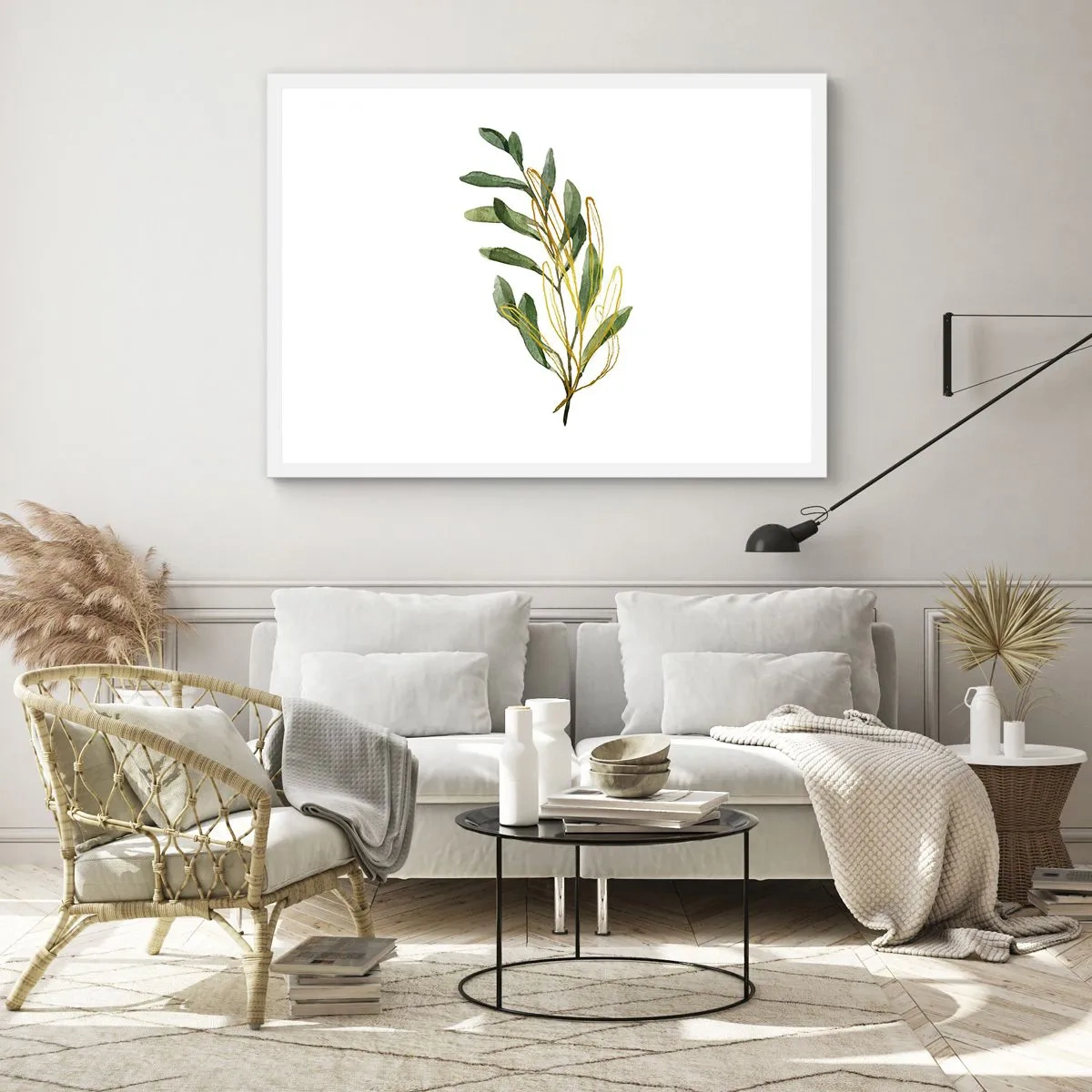 Plagát v bielom ráme - Všetko, čo je dobré - 91x61 cm