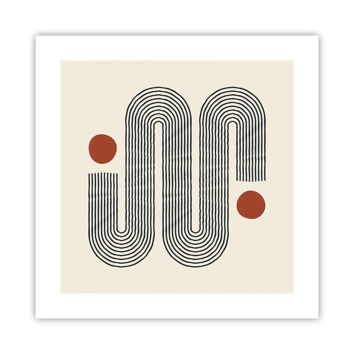 Plagát - Od začiatku do konca - 40x40 cm