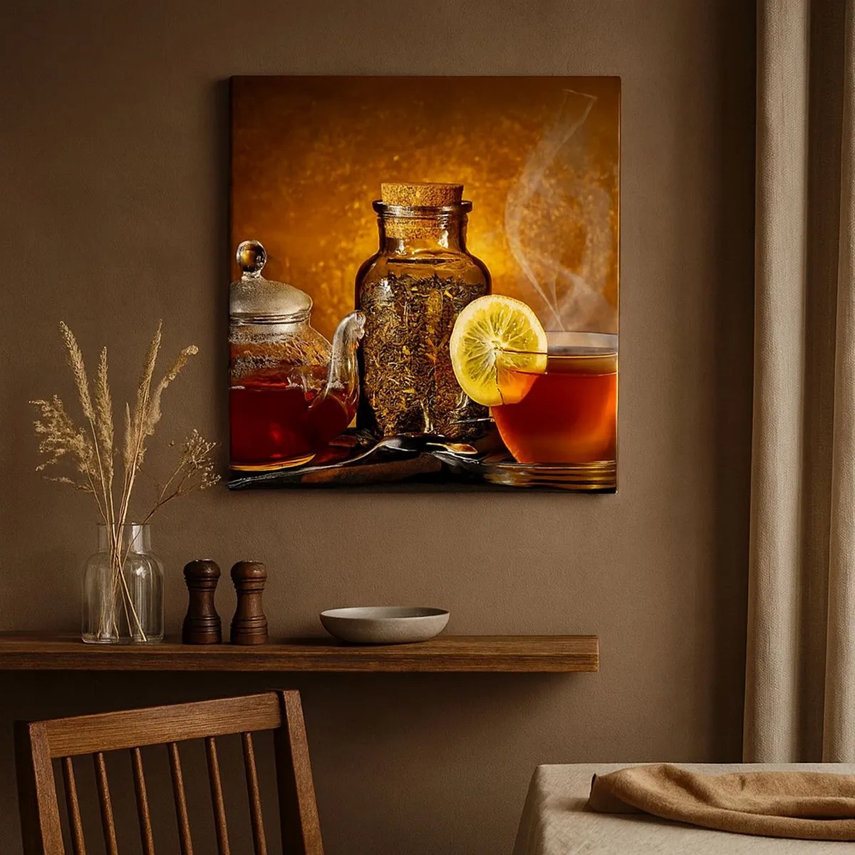 Obraz na plátne - V štýle holandských majstrov - 30x30 cm