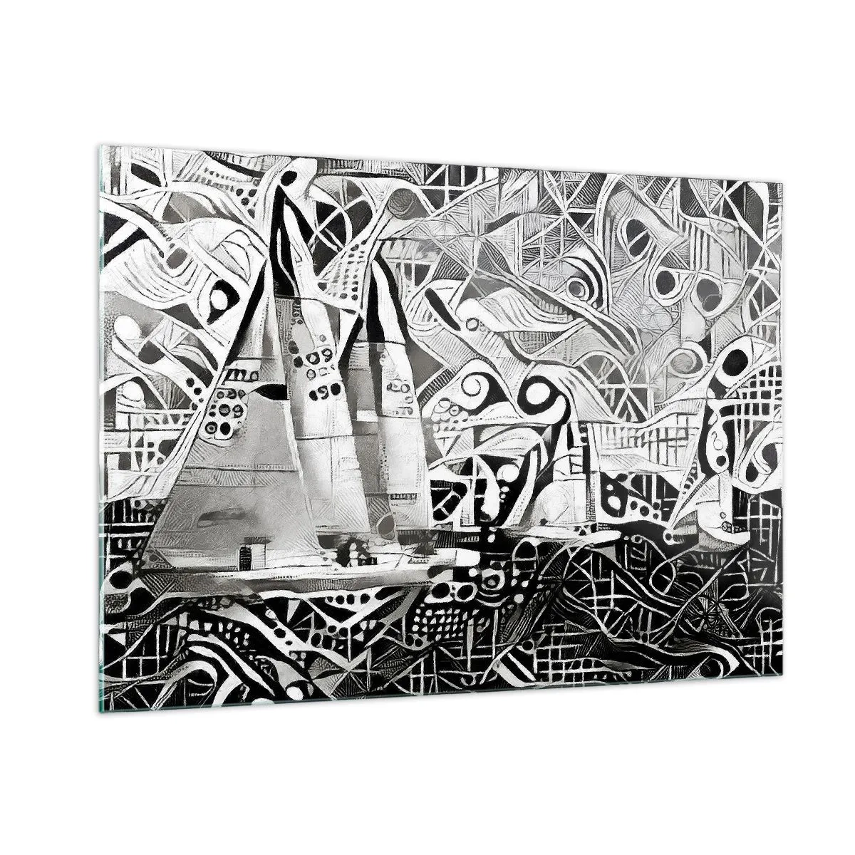 Obraz na skle - Medzi vlnami - 100x70 cm