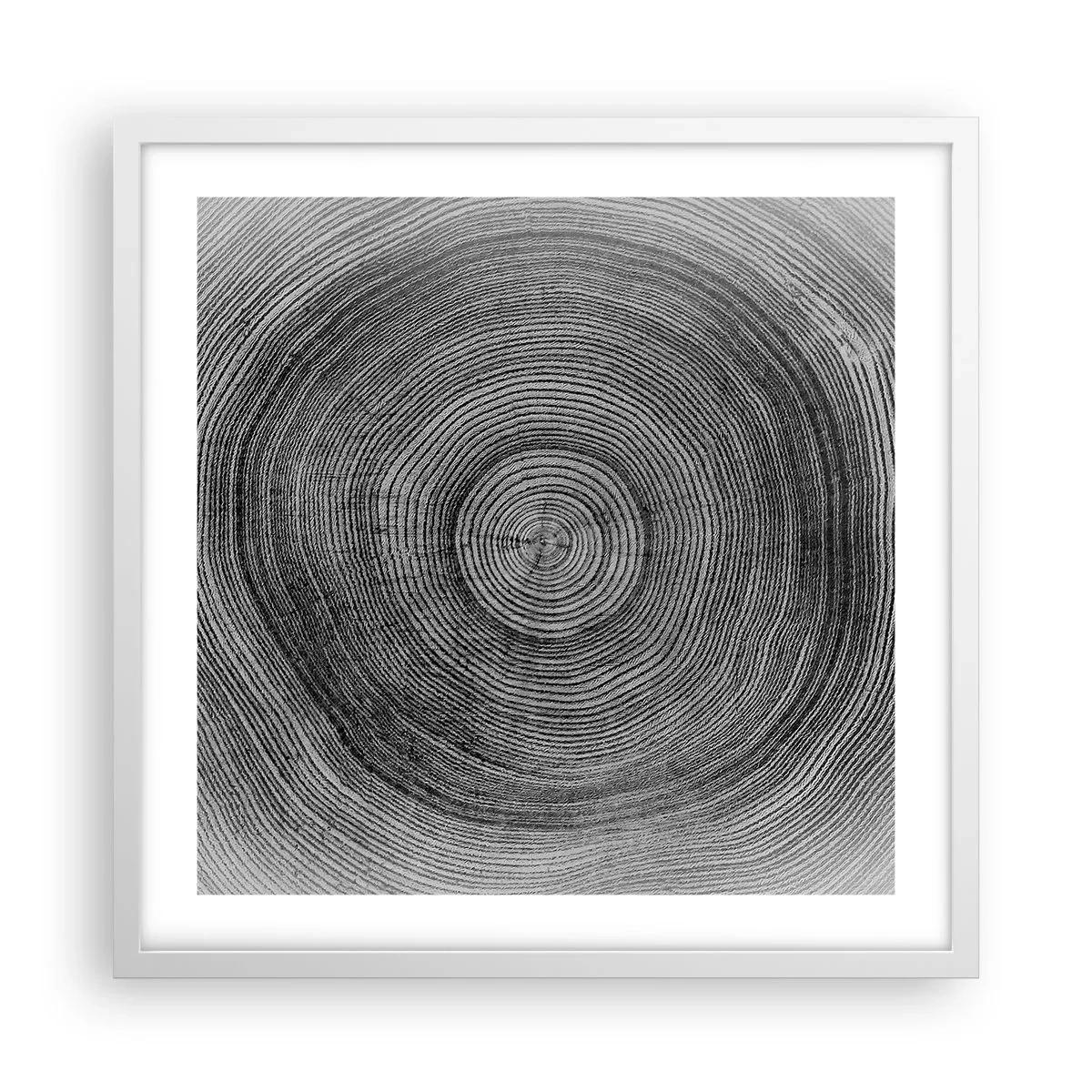 Plagát v bielom ráme - Znamenie doby - 50x50 cm