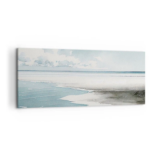 Obraz na plátne - Jemný príliv - 120x50 cm