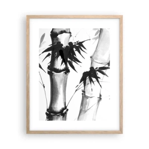 Plagát v ráme zo svetlého duba - Blízky záber na orient - 40x50 cm