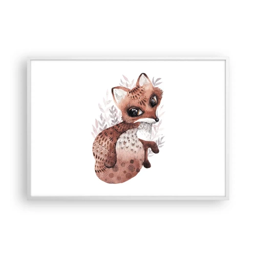 Plagát v bielom ráme - Proste sa zamilovať - 100x70 cm