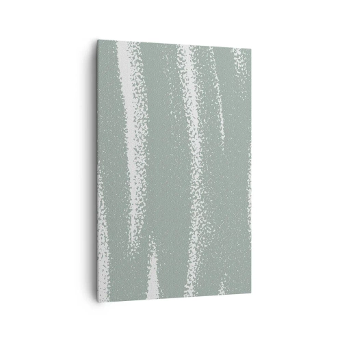 Obraz na plátne - Abstrakcia v zimnom štýle - 80x120 cm