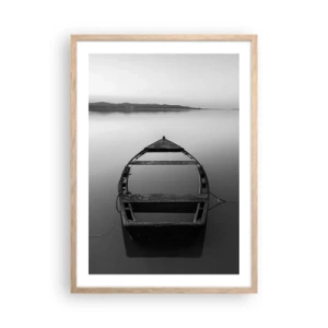 Plagát v ráme zo svetlého duba - Túžba a melanchólia - 50x70 cm