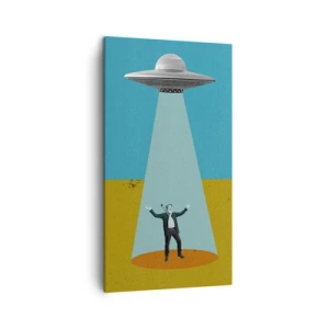 Obraz na plátne - Blízke stretnutie - 45x80 cm