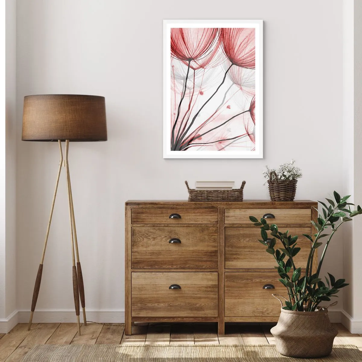 Plagát v bielom ráme - Pred odletom - 70x100 cm