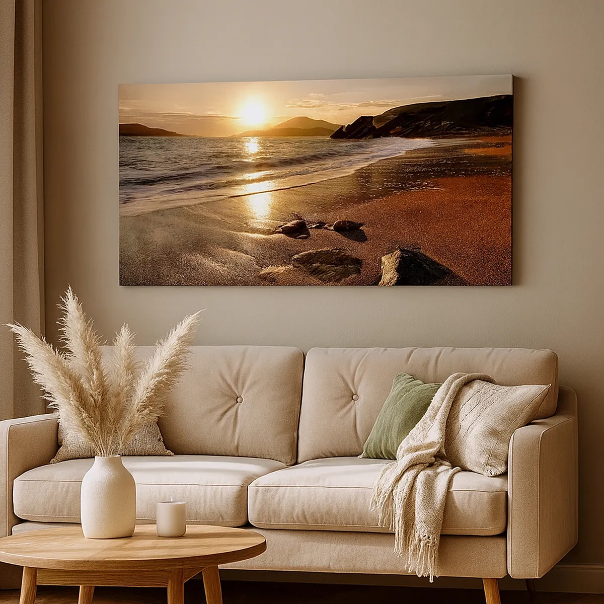 Obraz na plátne - Choď za slnkom k výšinám - 30x30 cm