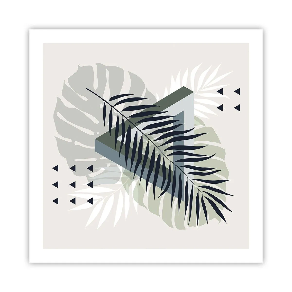 Plagát - Príroda a geometria – dva poriadky? - 60x60 cm