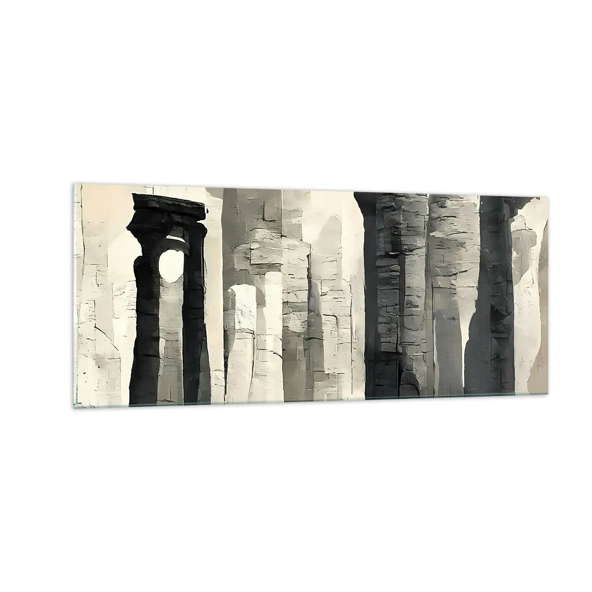 Obraz na skle - Majestátnosť starožitnosti - 100x40 cm