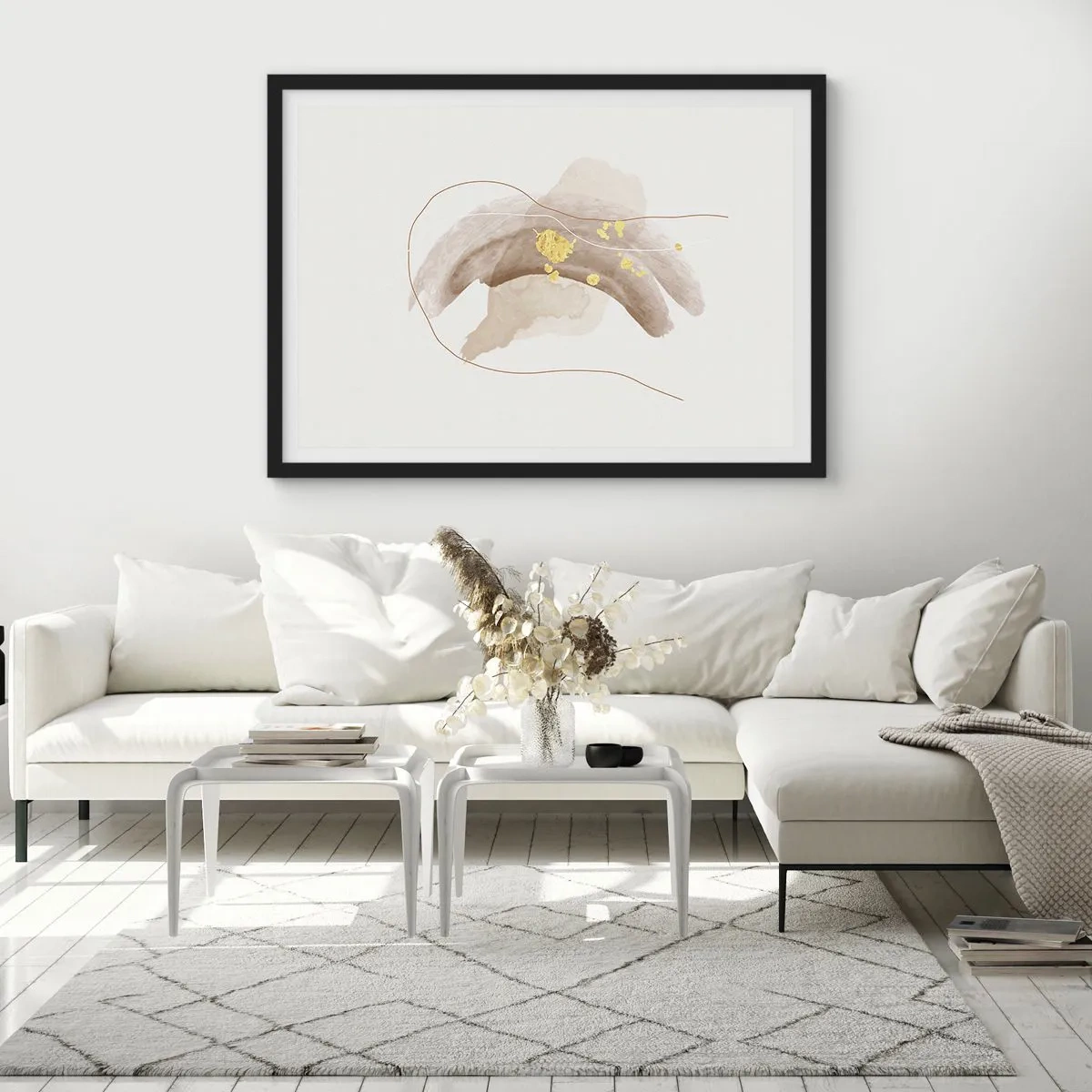 Plagát v čiernom ráme - Vesmírna bytosť - 100x70 cm