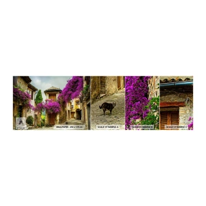 Vzorka Fototapeta Standard Eco - Pod kvetinovým baldachýnom - Krajina, Architektúra, Mesto - 100x30 cm