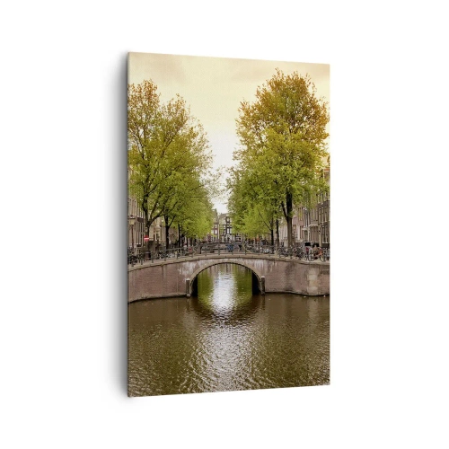 Obraz na plátne - Loďou alebo na bicykli? - 80x120 cm