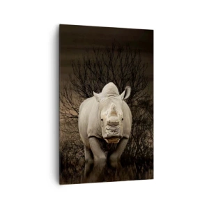 Obraz na plátne - Biely proti prírode - 80x120 cm