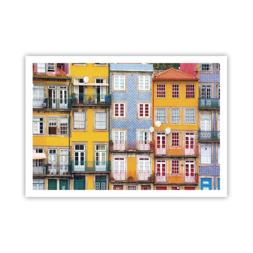 Plagát - Farby starého mesta - 100x70 cm